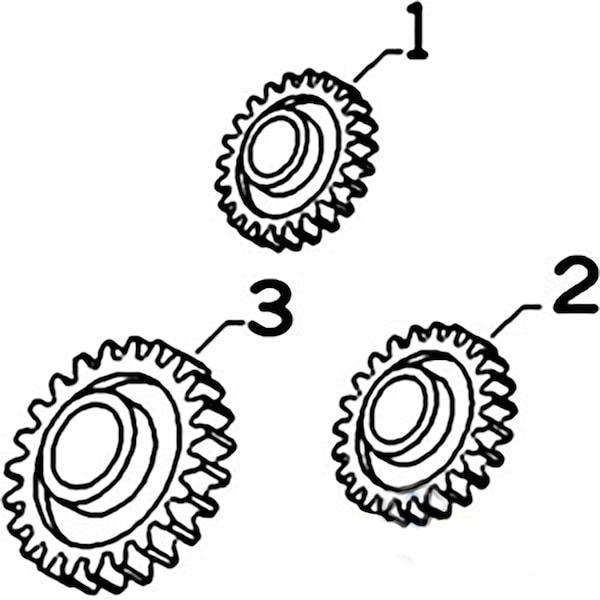 Aftermarket New Upper Timing Gear Fits John Deere Tractor 44 45 300 380 820 830 302 AR91660 - main